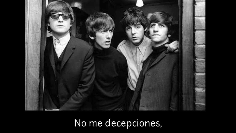 Letra de “Don't Let Me Down” de The Beatles en español