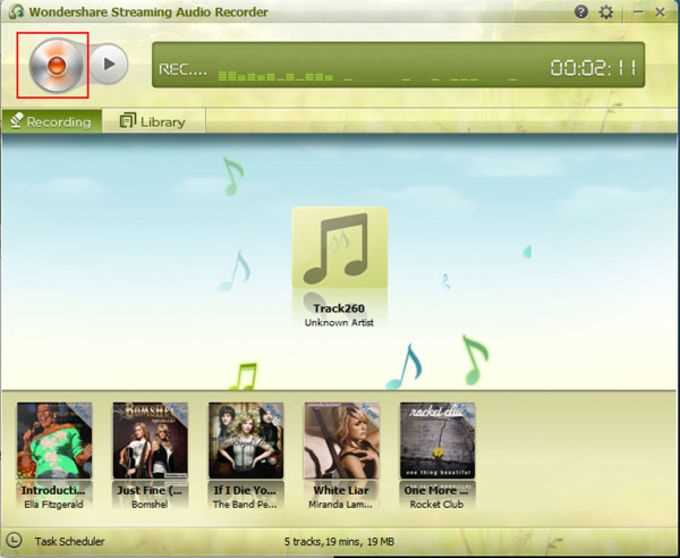 ¡Graba música en streaming fácilmente con Wondershare Streaming Audio Recorder para Android!